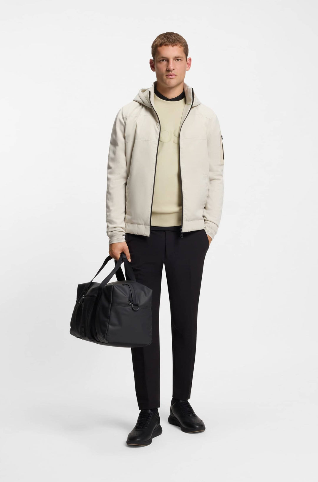 BOSS Sweatshirts Regular Fit - SALBO 50555516- Concorde Fashion#color_beige-272