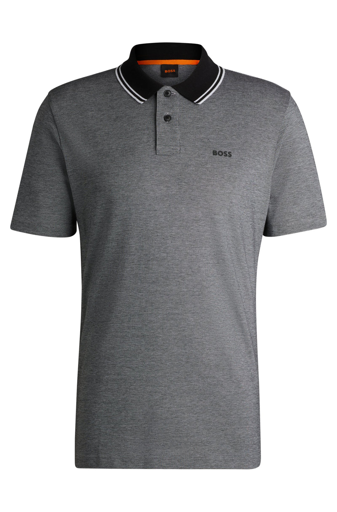 BOSS Polos Relaxed Fit in Cotton - PEOXFORDNEW 10256894 01-50507814- Concorde Fashion#color_black-001