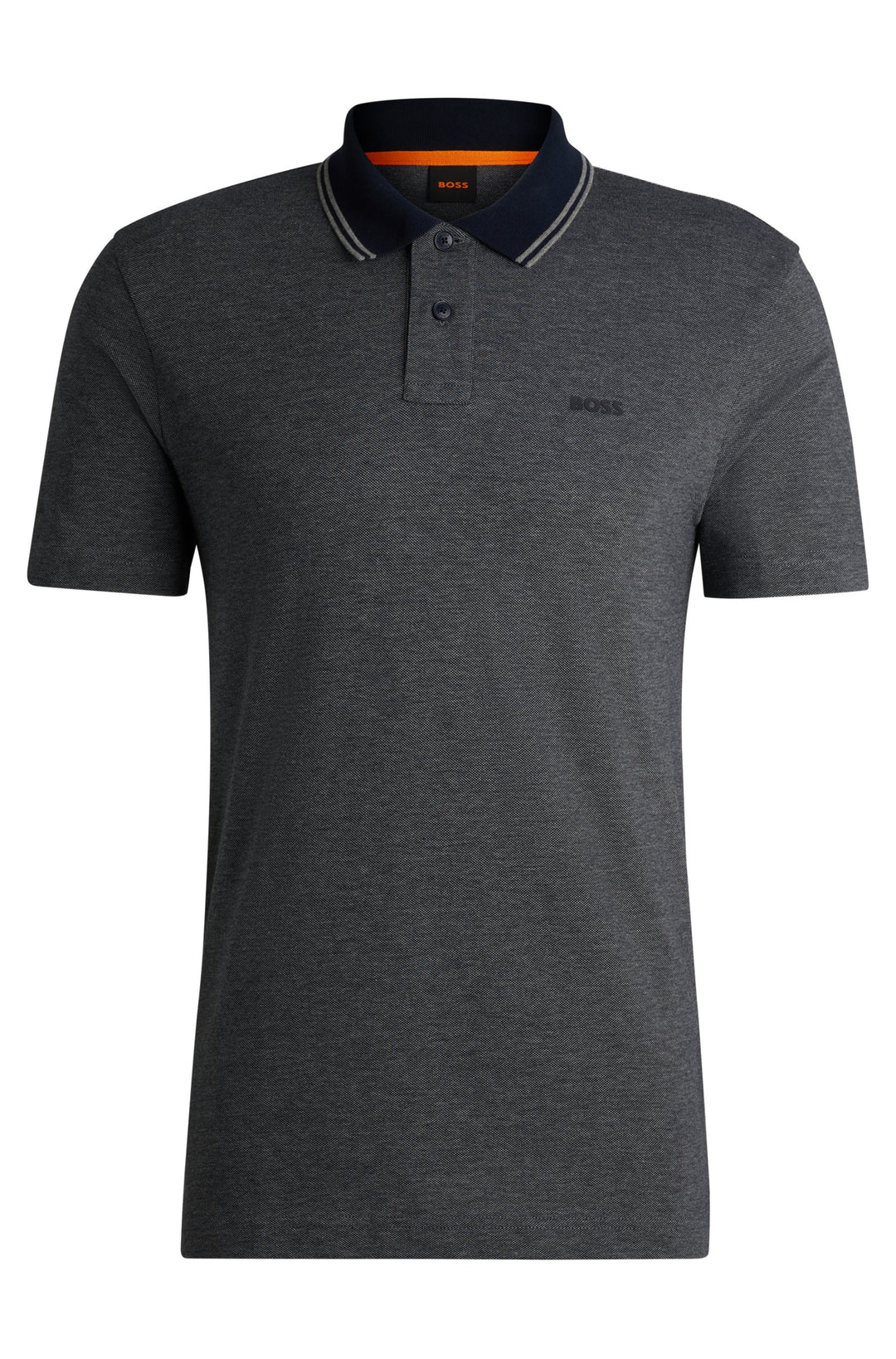 BOSS Polos Relaxed Fit in Cotton - PEOXFORDNEW 10256894 01-50507814- Concorde Fashion#color_navy-404