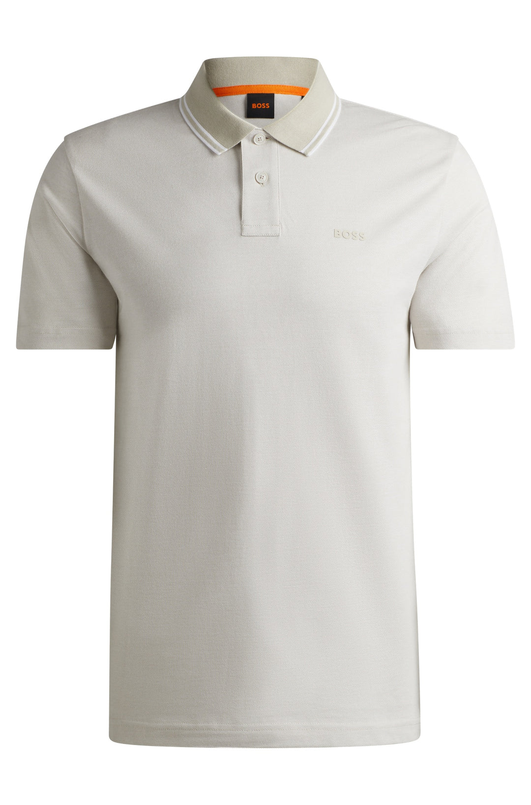 BOSS Polos Relaxed Fit in Cotton - PEOXFORDNEW 10256894 01-50507814- Concorde Fashion#color_beige-271