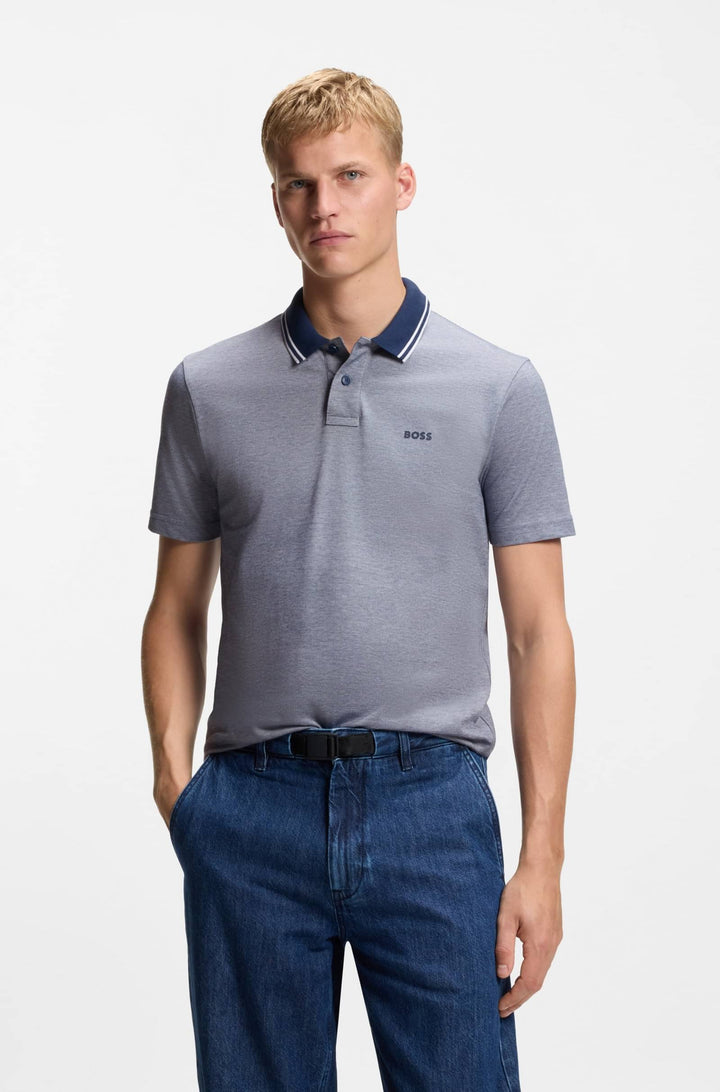 BOSS Polos Relaxed Fit - PEOXFORDNEW 50507814Concorde Fashion#color_blue-464