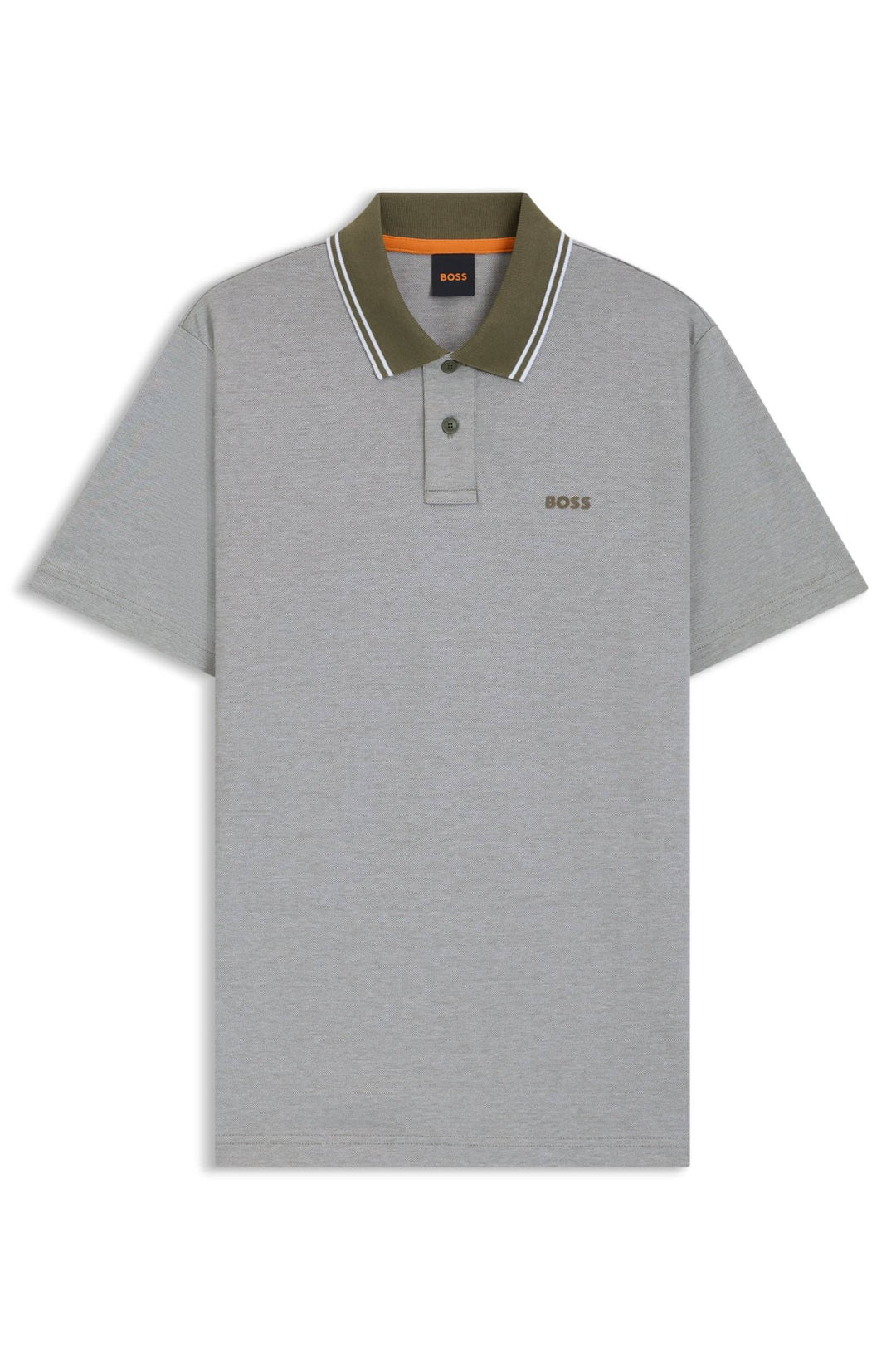BOSS Polos Relaxed Fit in Cotton - PEOXFORDNEW 10256894 01-50507814- Concorde Fashion#color_green-342