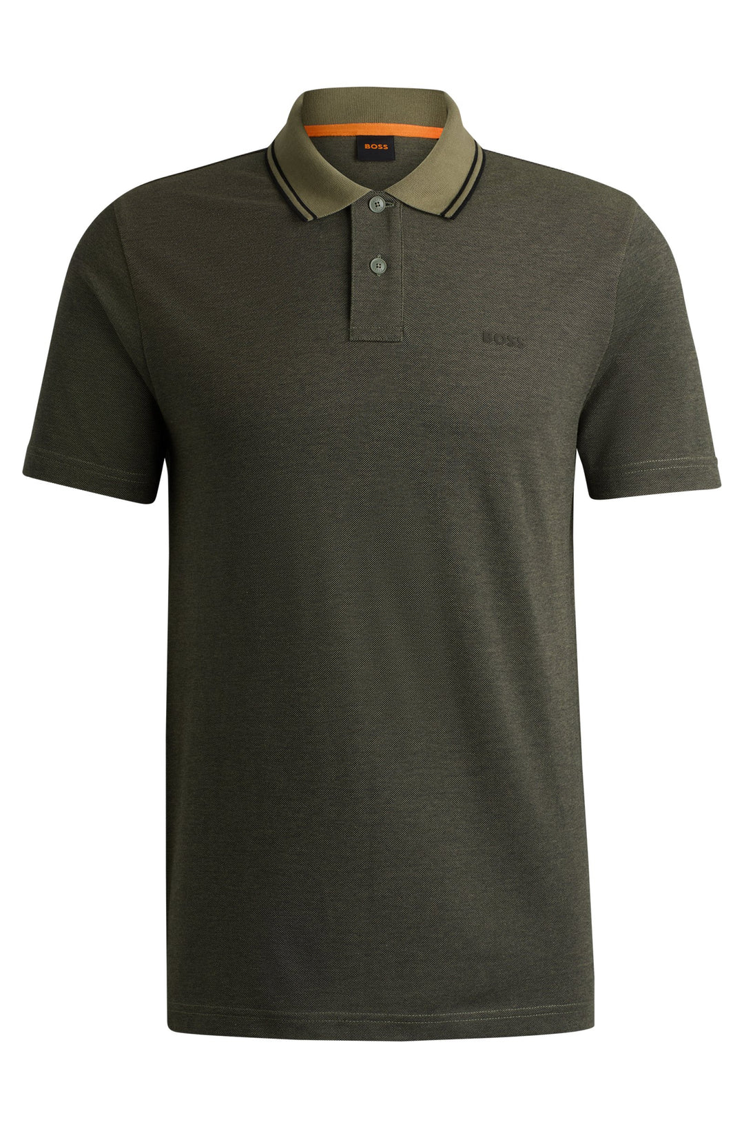 BOSS Polos Relaxed Fit in Cotton - PEOXFORDNEW 10256894 01-50507814- Concorde Fashion#color_green-349