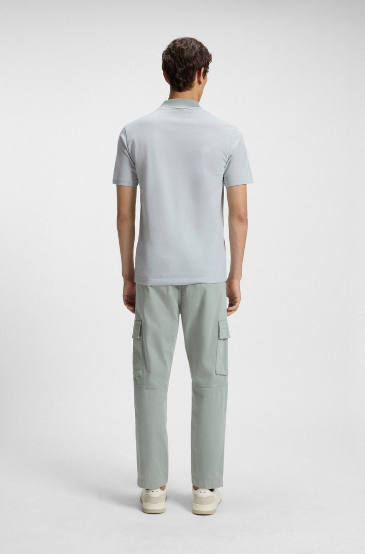 BOSS Polos Relaxed Fit in Cotton - PEOXFORDNEW 10256894 01-50507814- Concorde Fashion#color_green-351