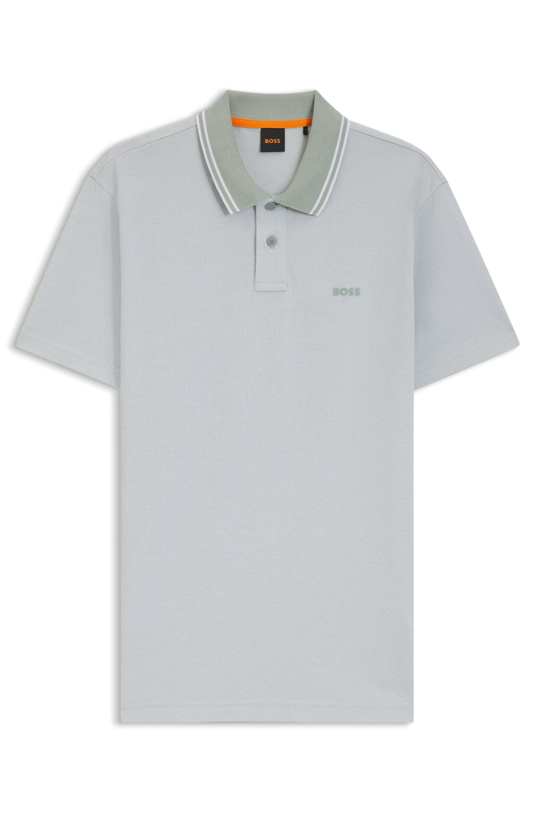 BOSS Polos Relaxed Fit in Cotton - PEOXFORDNEW 10256894 01-50507814- Concorde Fashion#color_green-351