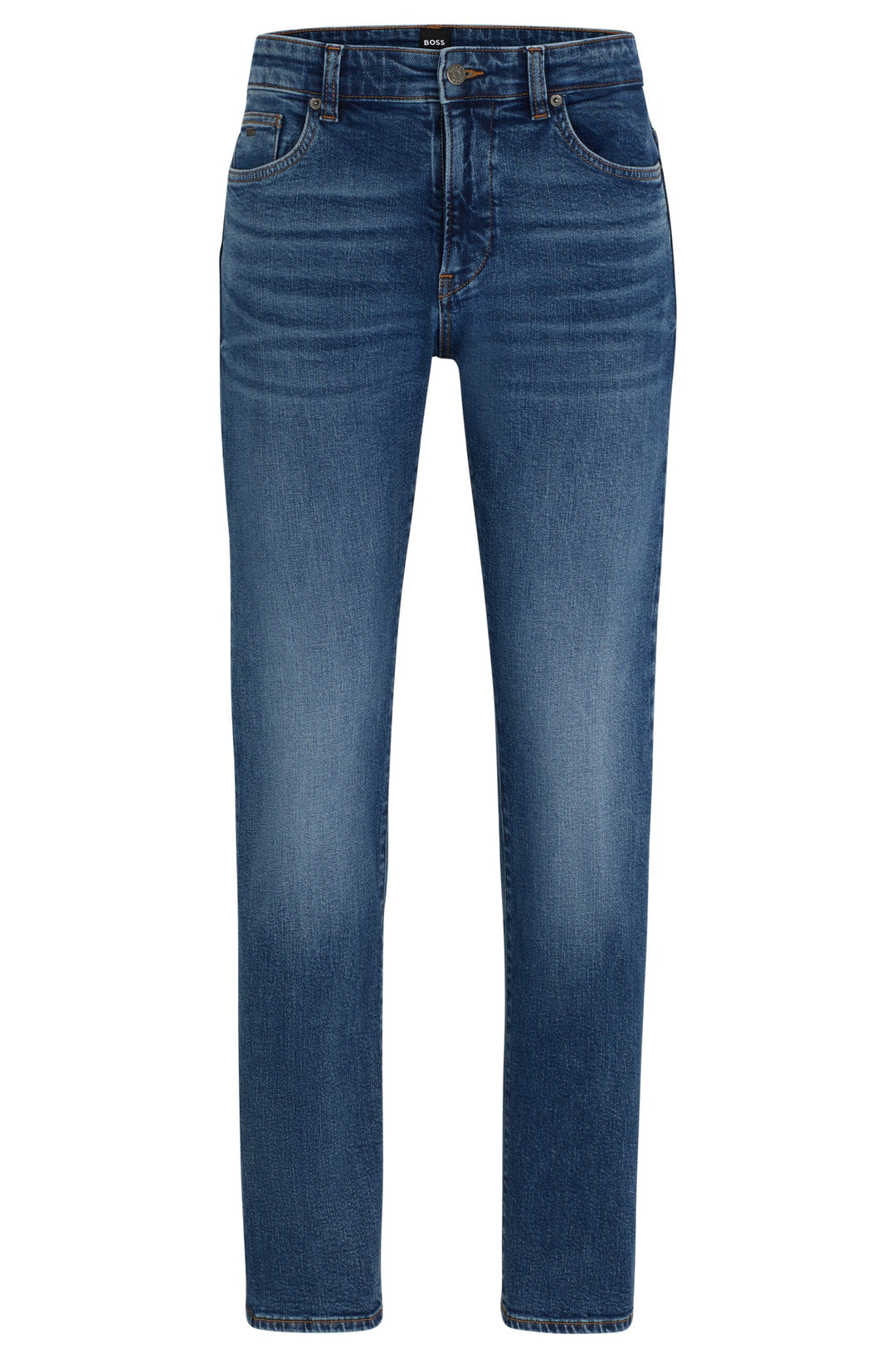 BOSS Slim Fit Jeans in Cotton Mix - DELAWARE3-1 10256945 01-50508402- Concorde Fashion#color_blue-423