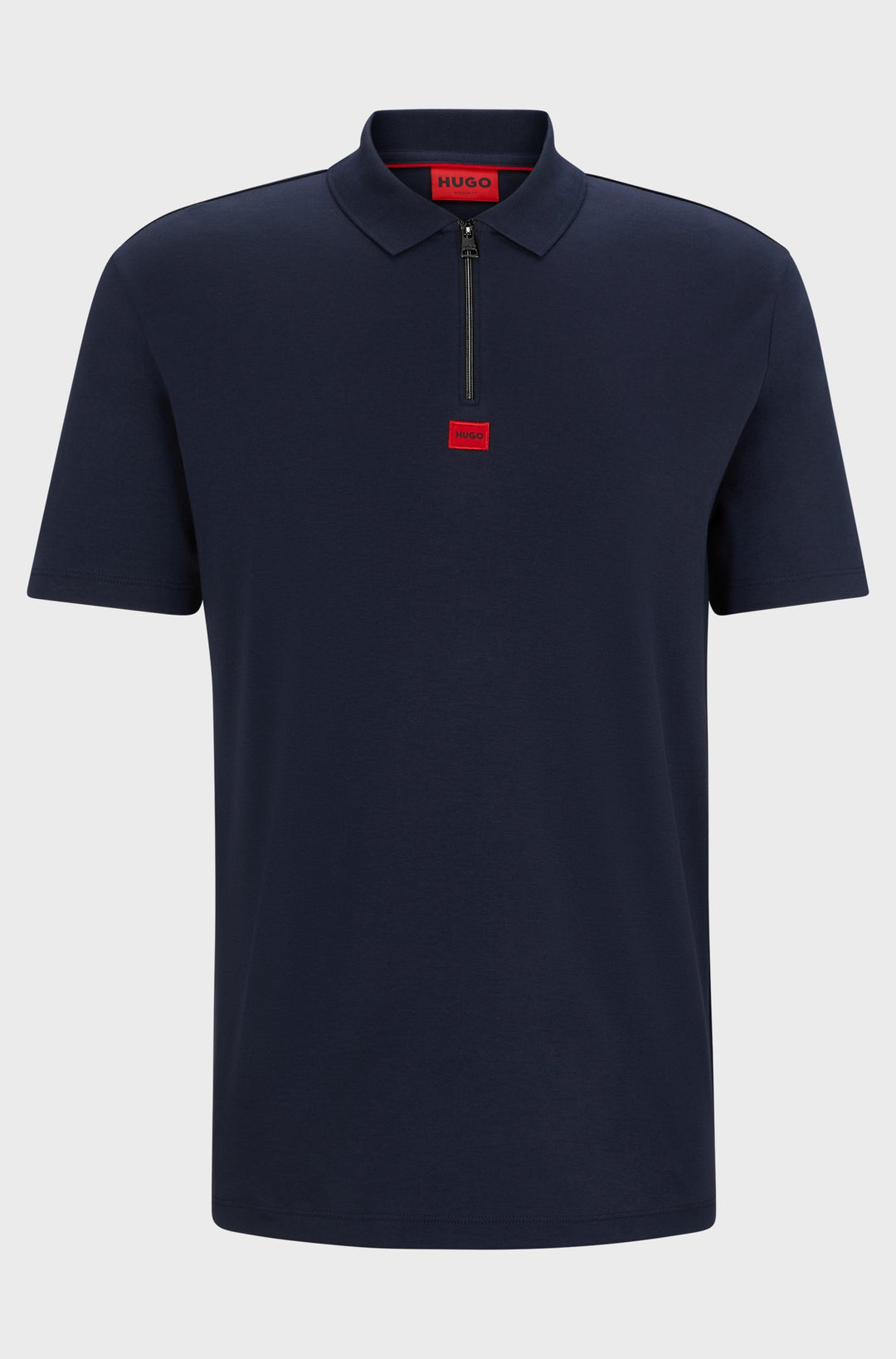 HUGO Polos Regular Fit in Cotton - DERESOM241 10257070 01-50509866- Concorde Fashion#color_navy-405