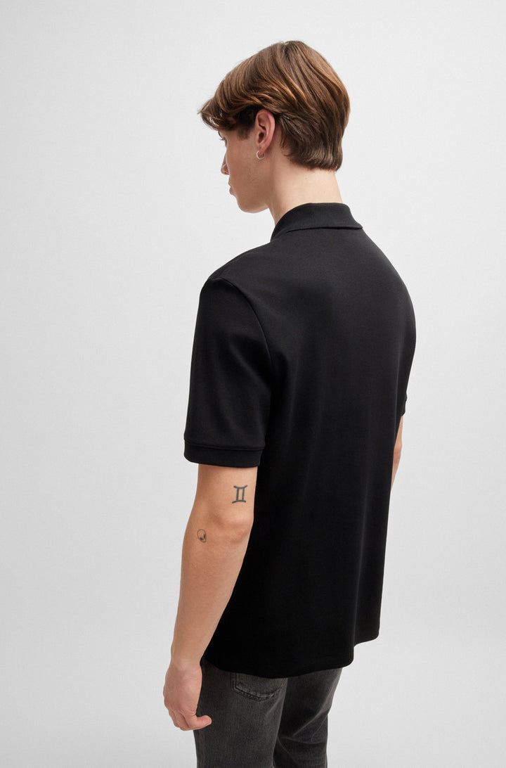HUGO RED Regular Fit Polos in Cotton - DALOMINO 10257070 01-50511721- Concorde Fashion#color_black-001