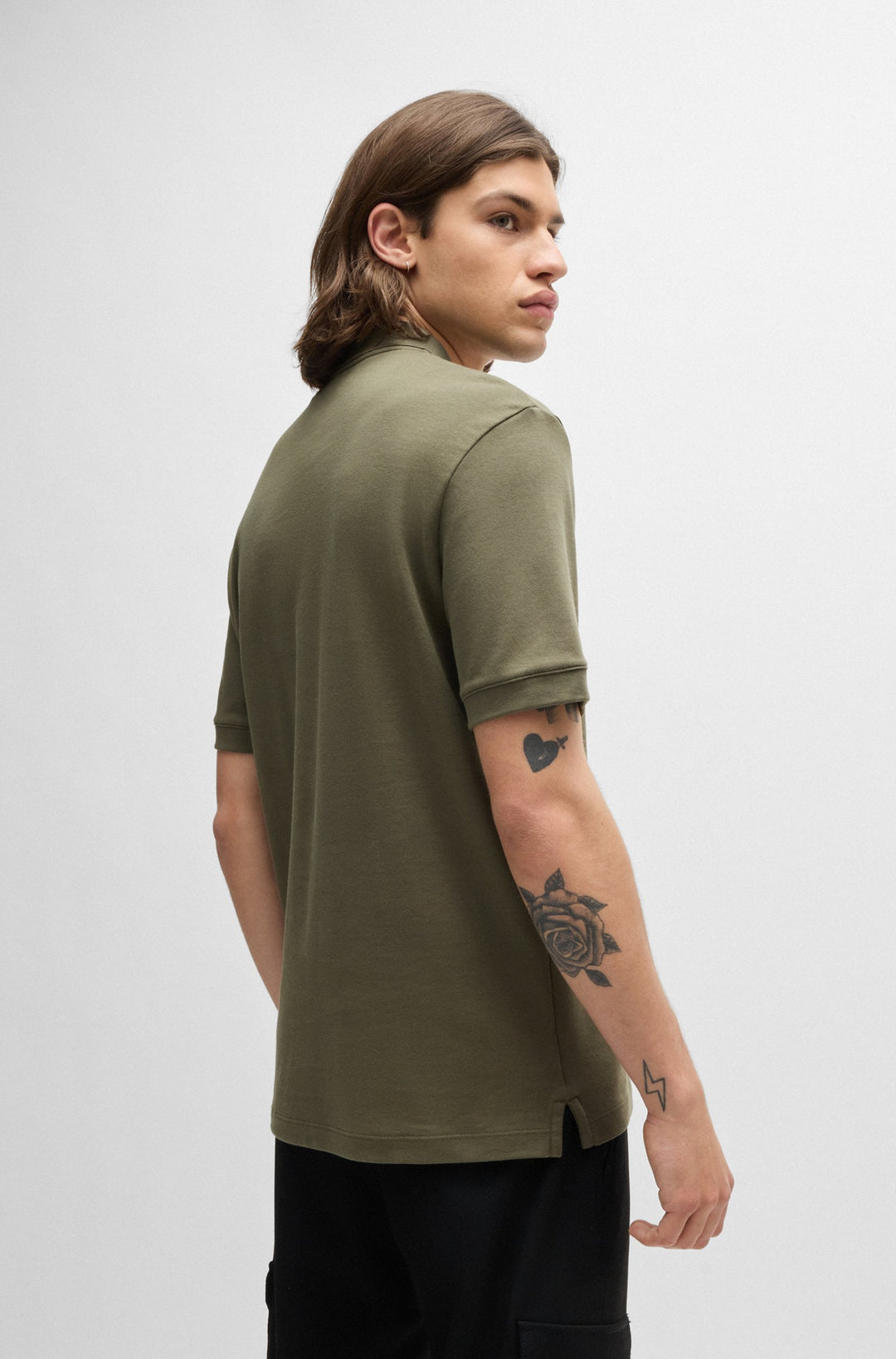 HUGO Polos Regular Fit in Cotton - DALOMINO 10257070 01-50511721- Concorde Fashion#color_beige-257