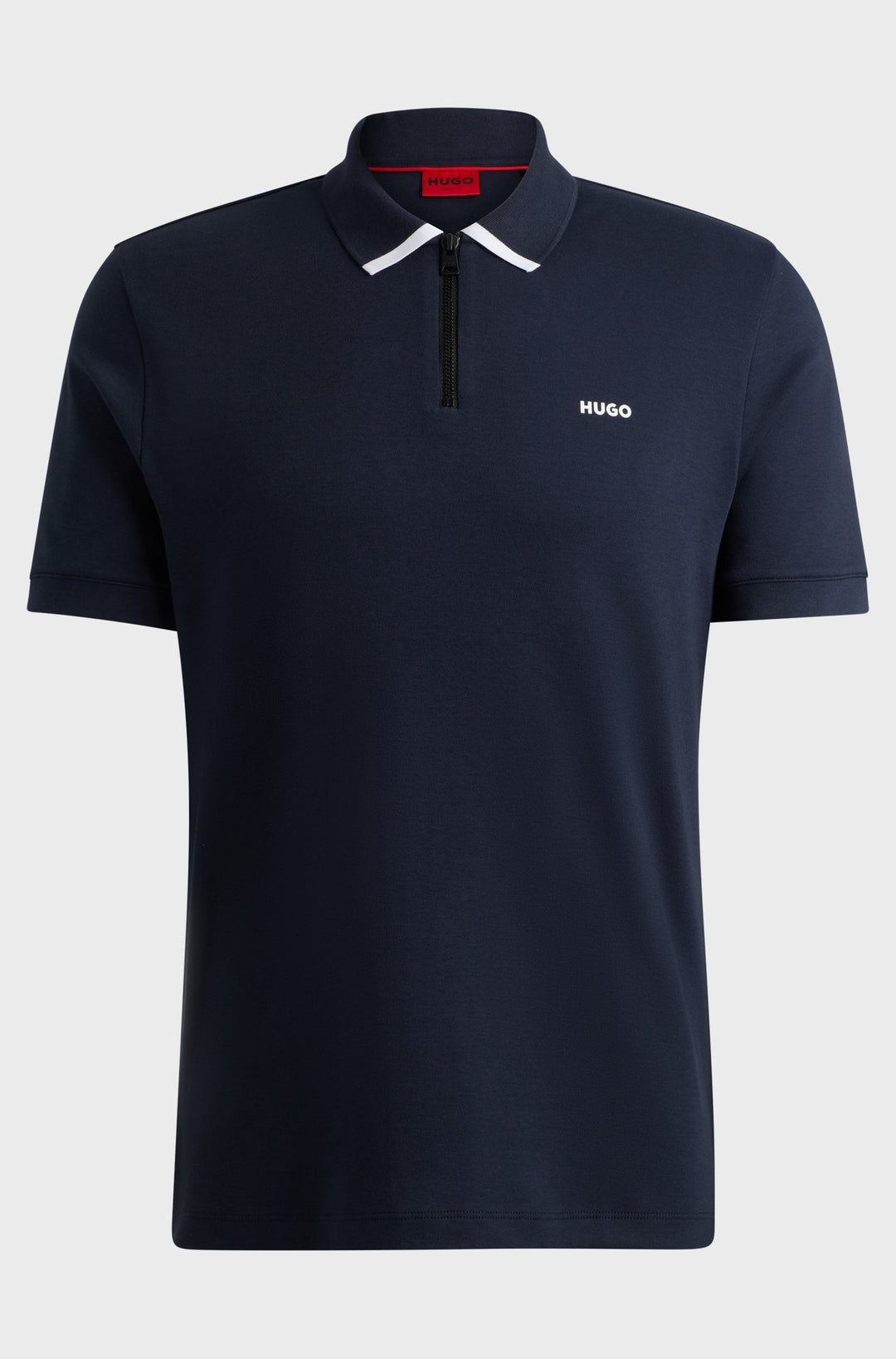 HUGO Polos Regular Fit in Cotton - DALOMINO 10257070 01-50511721- Concorde Fashion#color_navy-405