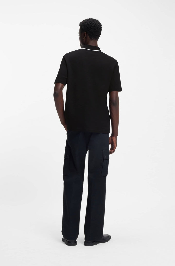 HUGO Polos Regular Fit - DALUMO 50553045- Concorde Fashion#color_black-001