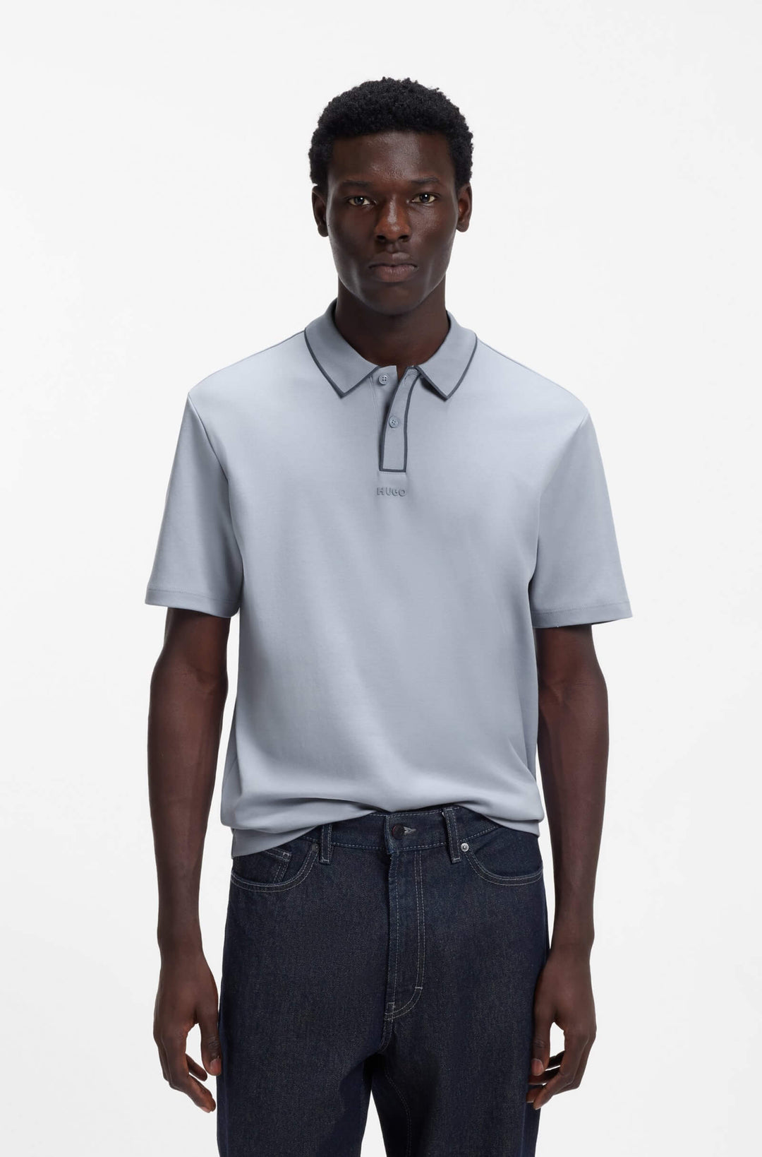 HUGO Polos Regular Fit - DALUMO 50553045- Concorde Fashion#color_purple-513