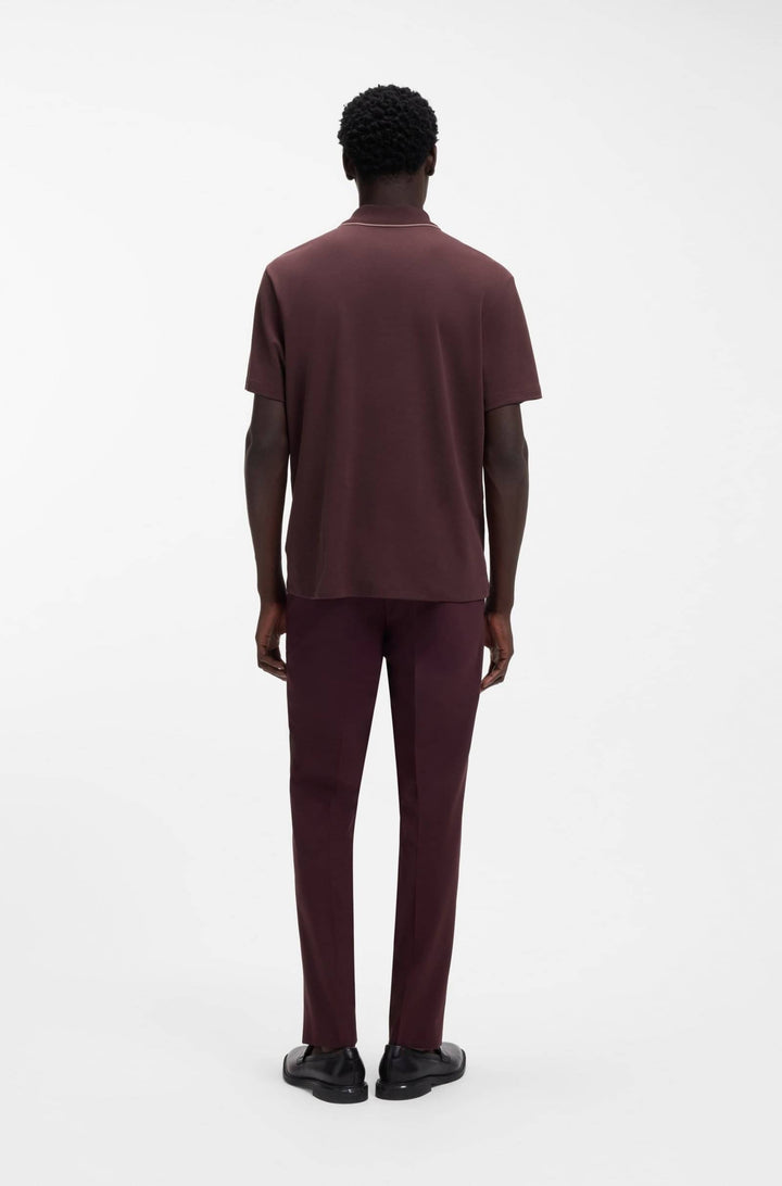 HUGO Polos Regular Fit - DALUMO 50553045- Concorde Fashion#color_brown-249