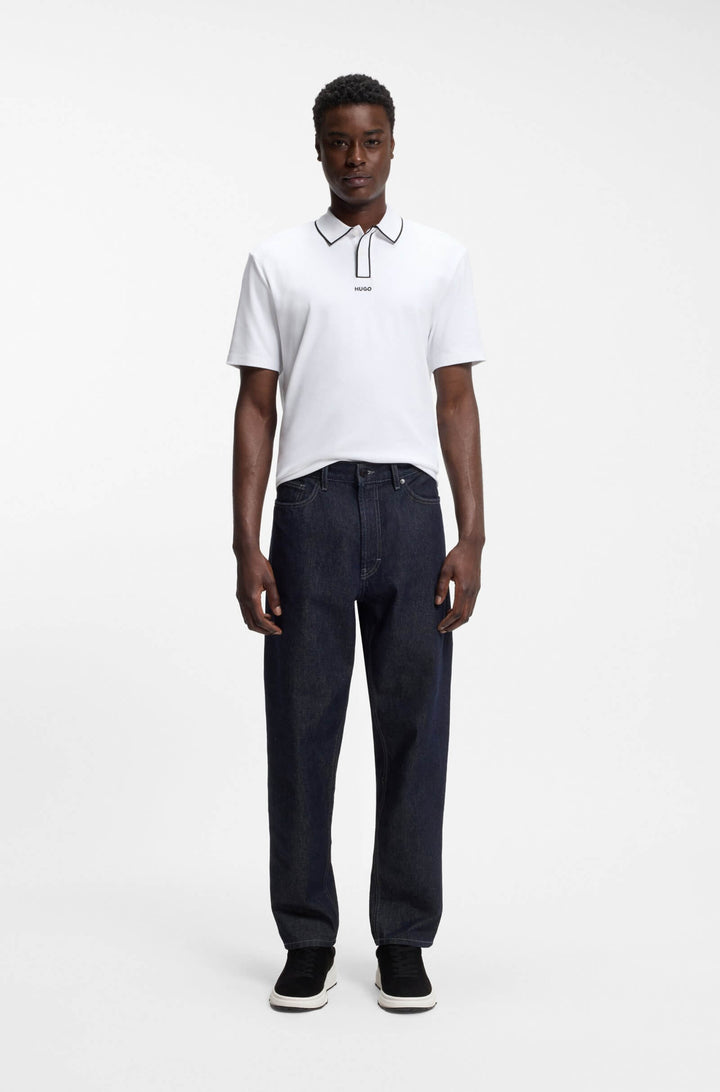 HUGO Polos Regular Fit - DALUMO 50553045- Concorde Fashion#color_white-100