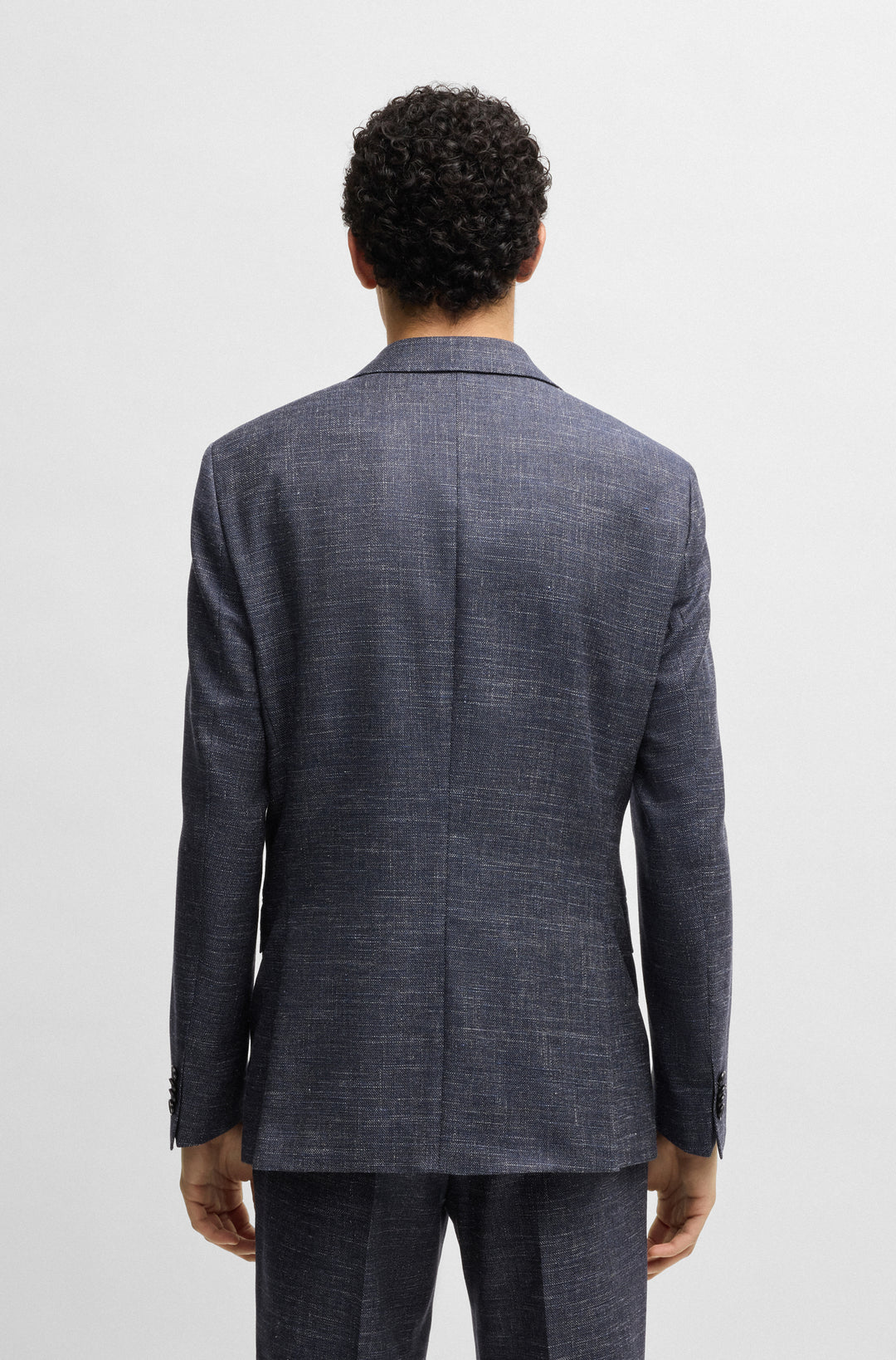 BOSS Blazers Slim Fit in Wool Mix - H-HUTSON-251 10257110 01-50539804- Concorde Fashion#color_navy-404
