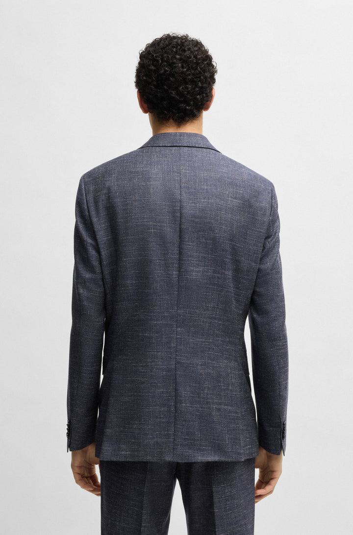 BOSS Blazers Slim Fit in Wool Mix - H-HUTSON-251 10257110 01-50539804- Concorde Fashion#color_navy-404