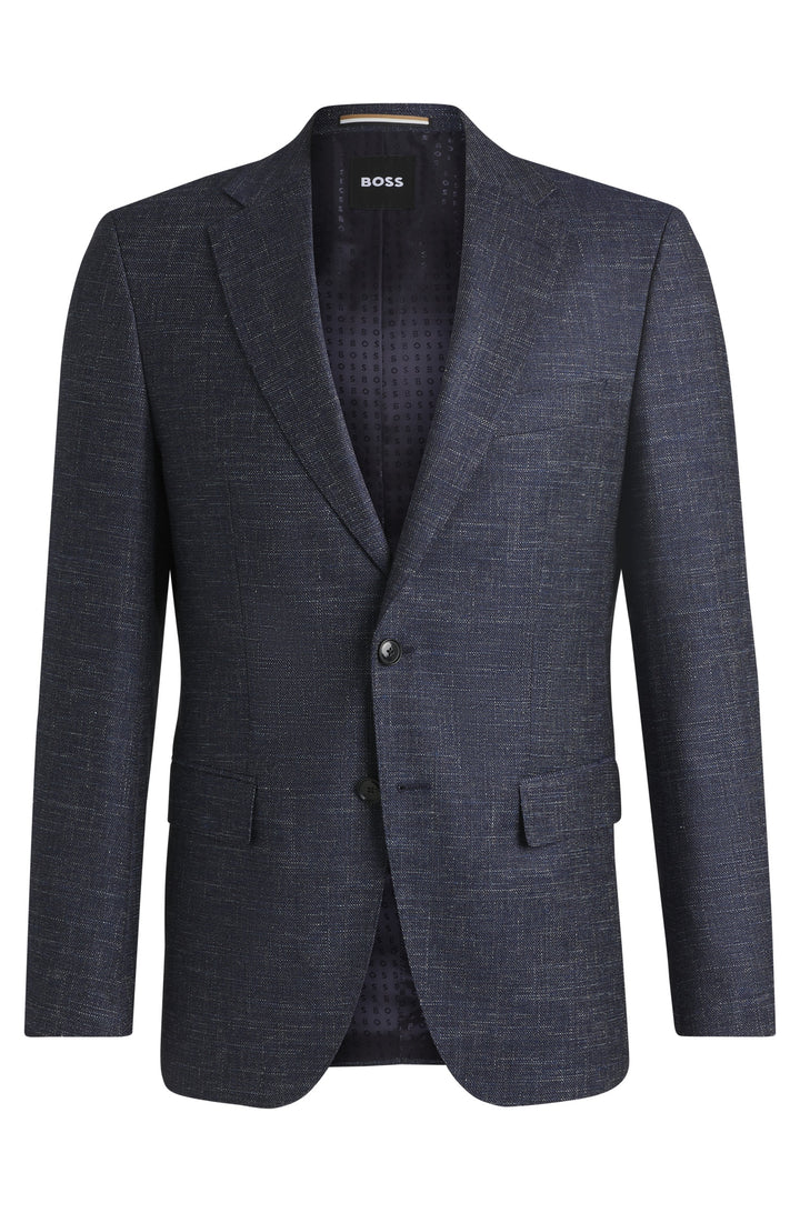 BOSS Blazers Slim Fit in Wool Mix - H-HUTSON-251 10257110 01-50539804- Concorde Fashion#color_navy-404