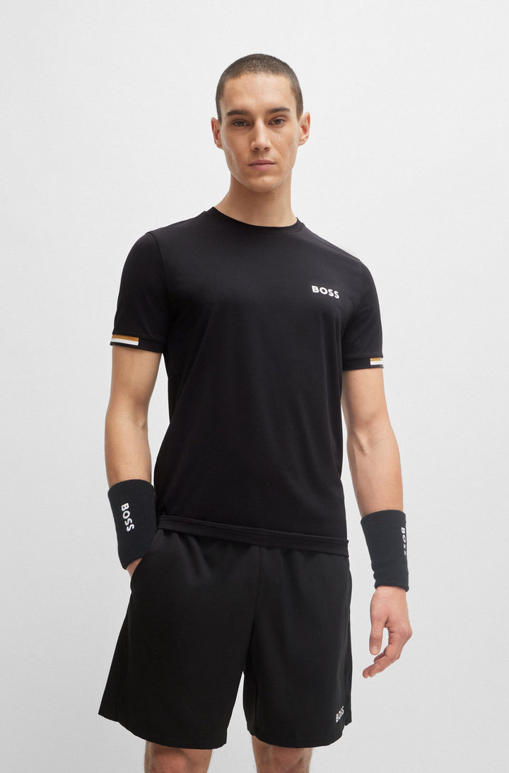 BOSS  T-Shirts in Polyester - TEE MB 10257118 01-50506348- Concorde Fashion#color_black-001