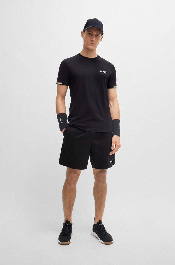 BOSS  T-Shirts in Polyester - TEE MB 10257118 01-50506348- Concorde Fashion#color_black-001