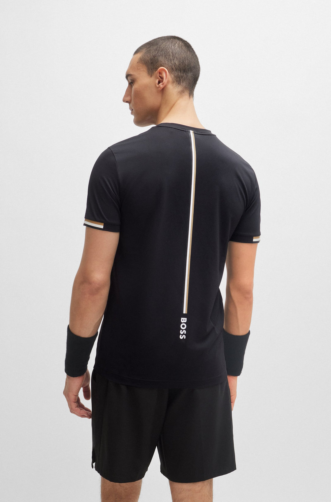 BOSS  T-Shirts in Polyester - TEE MB 10257118 01-50506348- Concorde Fashion#color_black-001