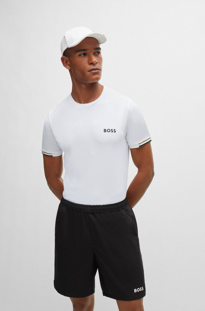 BOSS  T-Shirts in Polyester - TEE MB 10257118 01-50506348- Concorde Fashion#color_white-100
