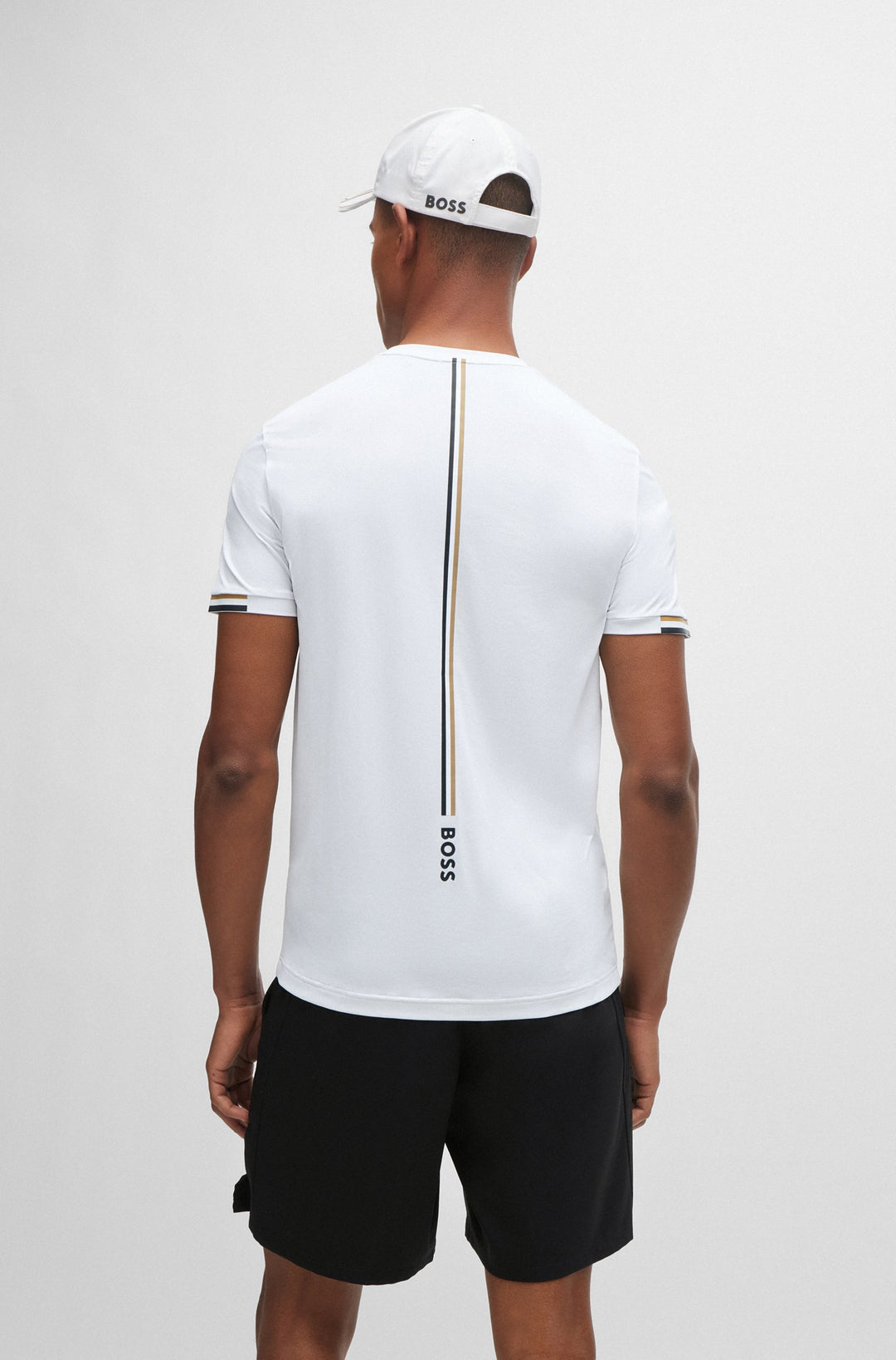 BOSS  T-Shirts in Polyester - TEE MB 10257118 01-50506348- Concorde Fashion#color_white-100