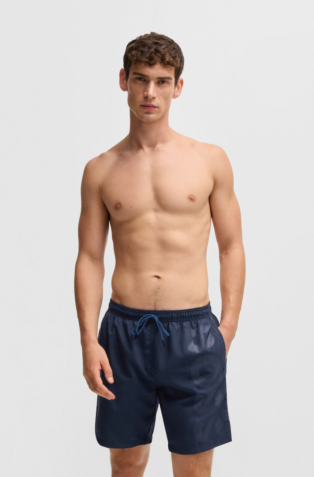 BOSS Shorts  in Polyester - ORCA 10257136 01-50509127- Concorde Fashion#color_navy-413