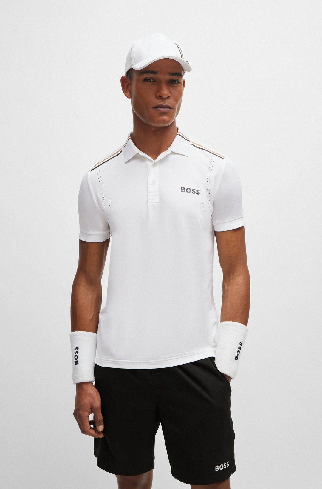 BOSS  Polos in Polyester - PATTEO MB 13 10257145 01-50506186- Concorde Fashion#color_white-100
