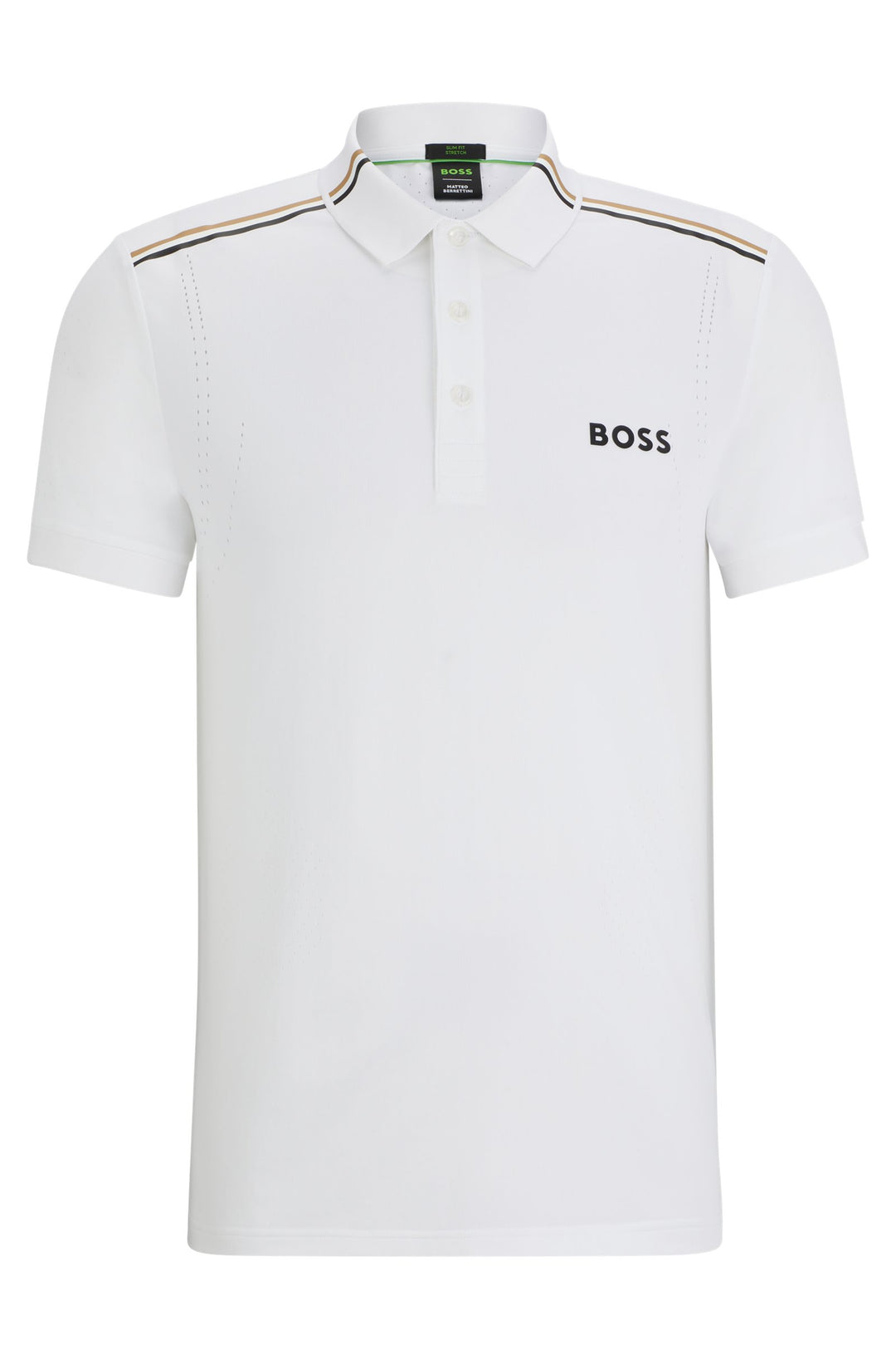 BOSS  Polos in Polyester - PATTEO MB 13 10257145 01-50506186- Concorde Fashion#color_white-100