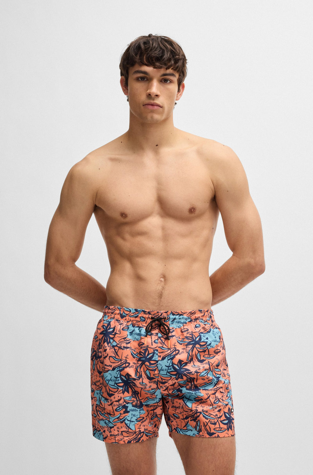 BOSS Shorts  - WILLOW 50539931- Concorde Fashion#color_orange-823