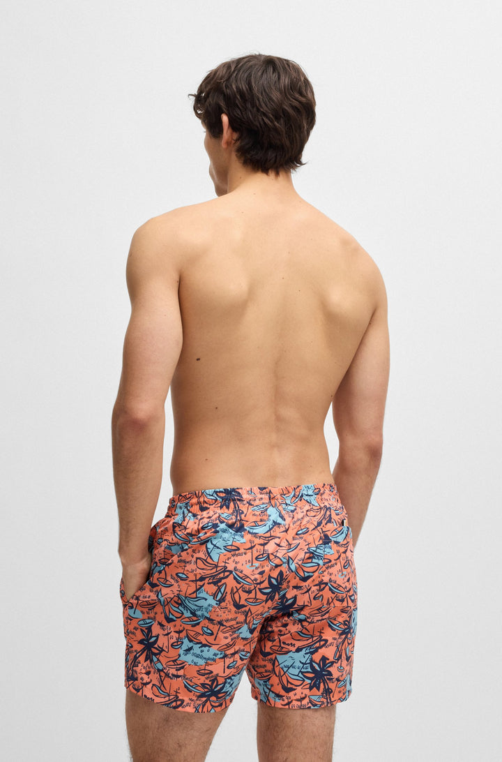 BOSS Shorts  - WILLOW 50539931- Concorde Fashion#color_orange-823