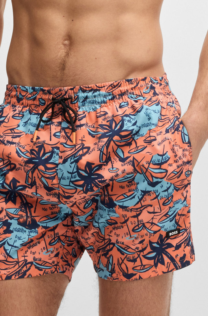 BOSS Shorts  - WILLOW 50539931- Concorde Fashion#color_orange-823