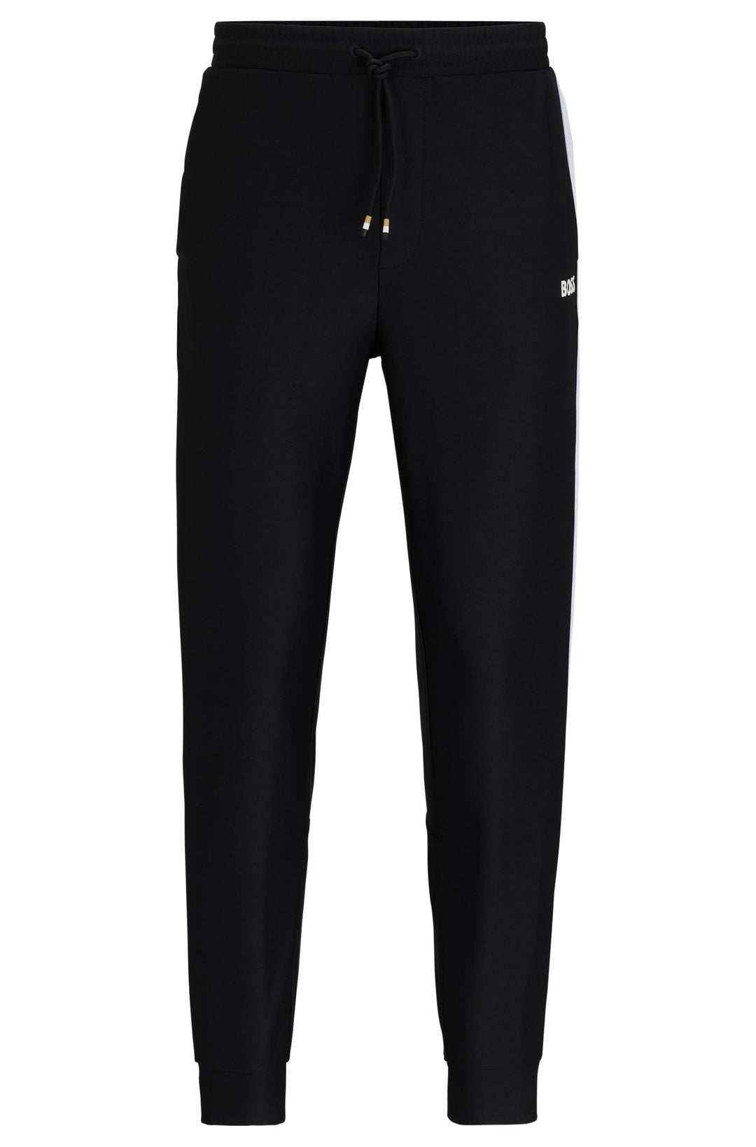 BOSS Regular Fit Jogging Pants in Polyester Mix - HICON MB 2 10257168 01-50506163- Concorde Fashion#color_black-001
