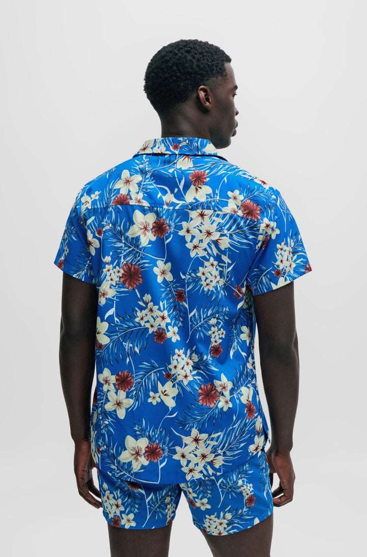 BOSS T-Shirts  - BEACH SHIRT 50508958- Concorde Fashion#color_blue-423