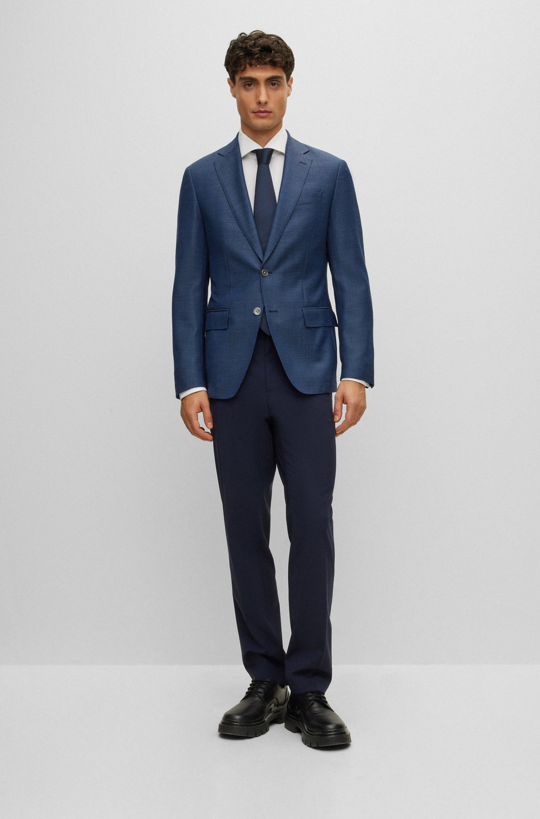 BOSS Formal Jackets Slim Fit - H-HUTSON-ELBOW-233 50509511- Concorde Fashion#color_blue-479