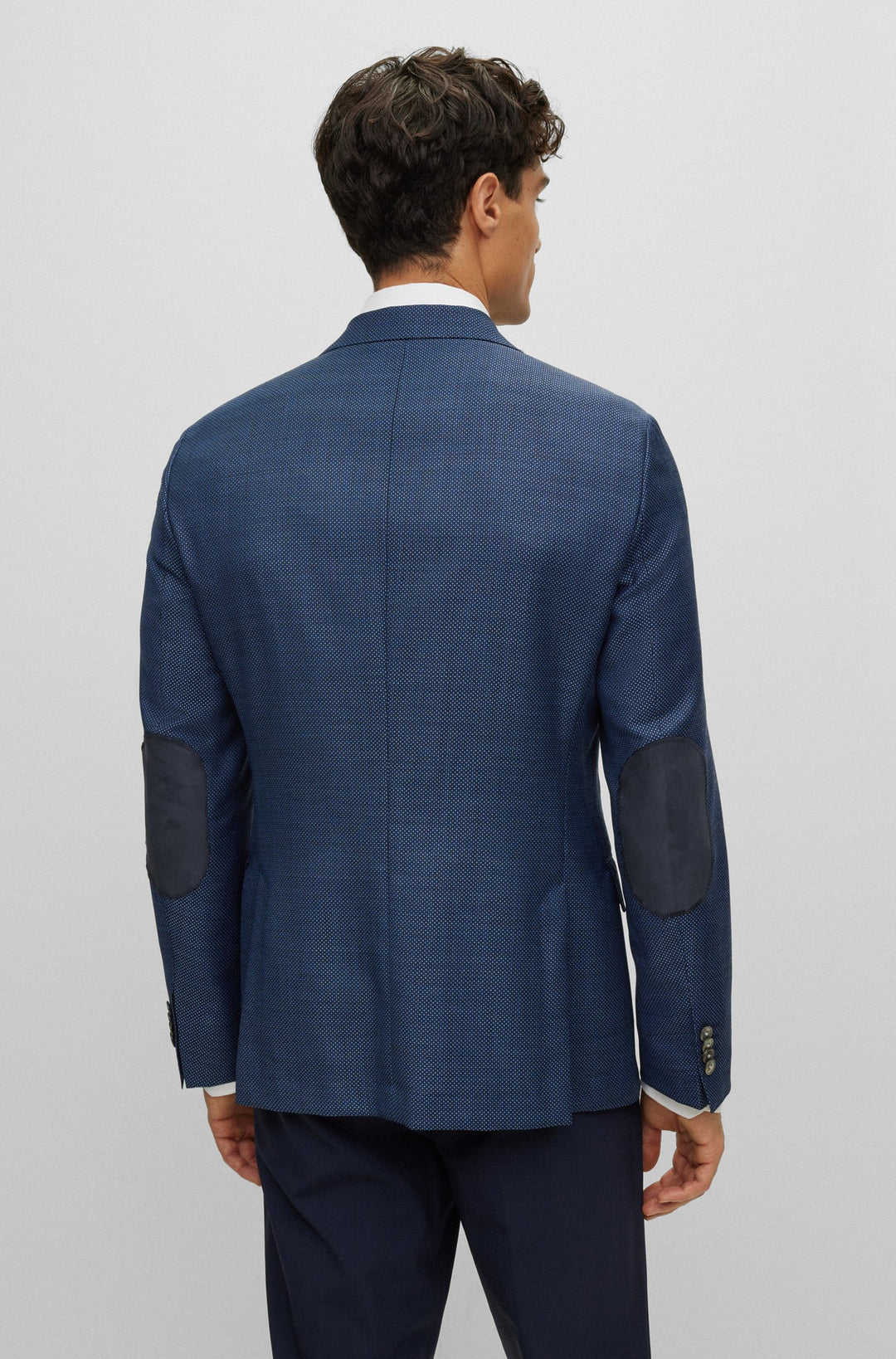 BOSS Formal Jackets Slim Fit - H-HUTSON-ELBOW-233 50509511- Concorde Fashion#color_blue-479