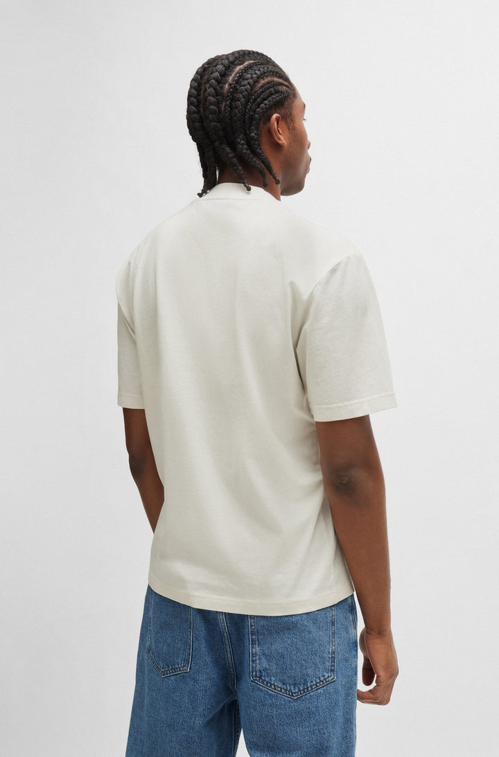 HUGO BLUE Regular Fit T-Shirts in Cotton - NIRITO 10257318 01-50513199- Concorde Fashion#color_white-121