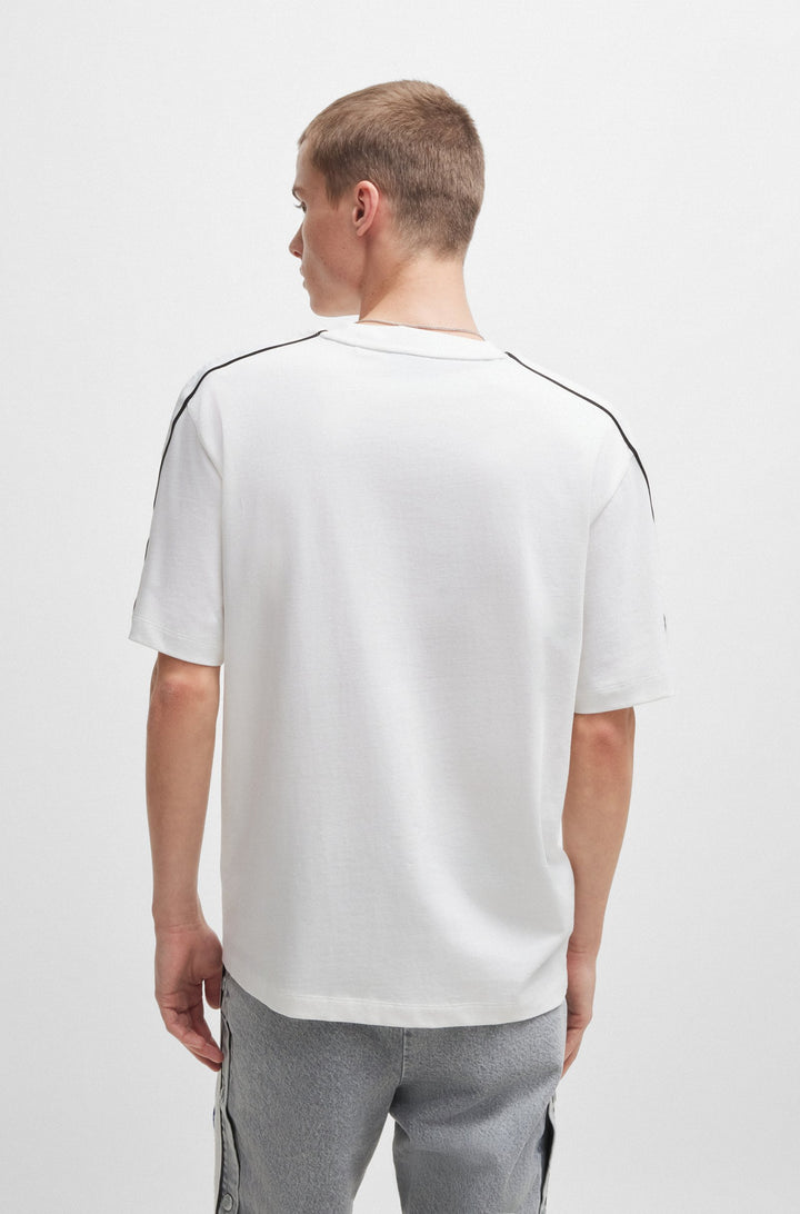 HUGO T-Shirts Regular Fit in Cotton - NELOY 10257318 01-50516980- Concorde Fashion#color_white-100