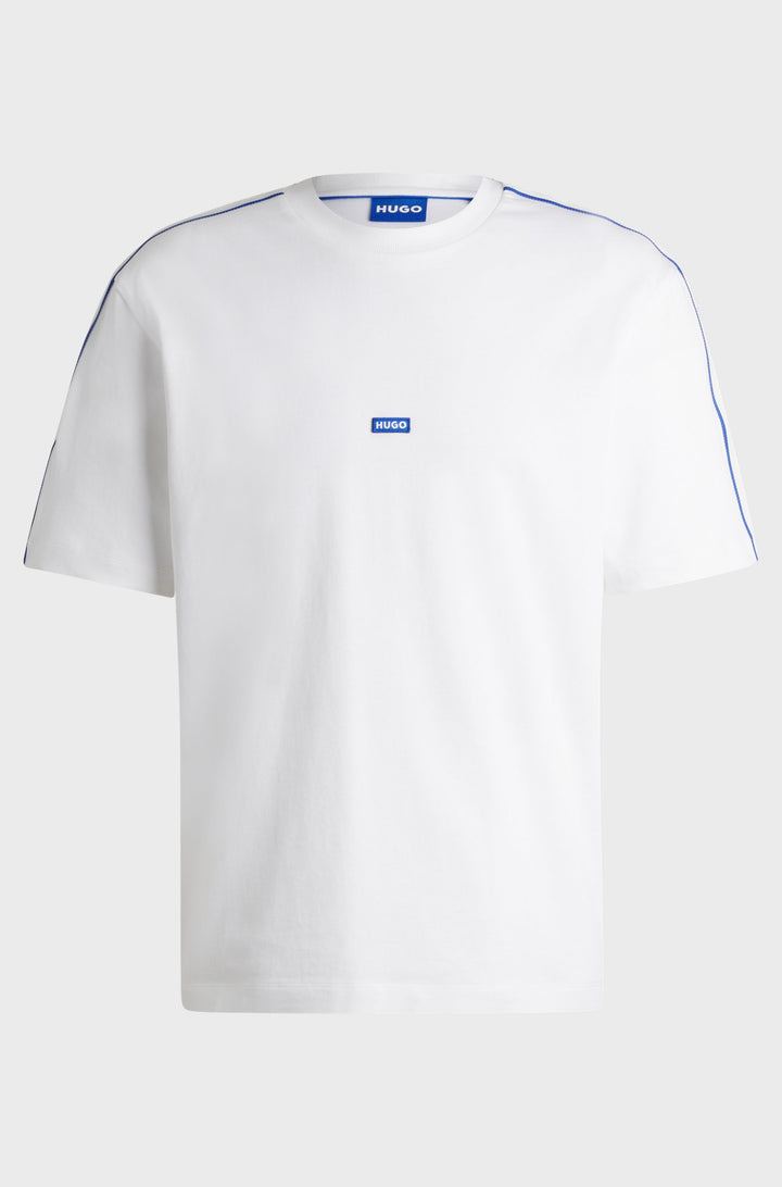 HUGO T-Shirts Regular Fit in Cotton - NELOY 10257318 01-50516980- Concorde Fashion#color_white-100
