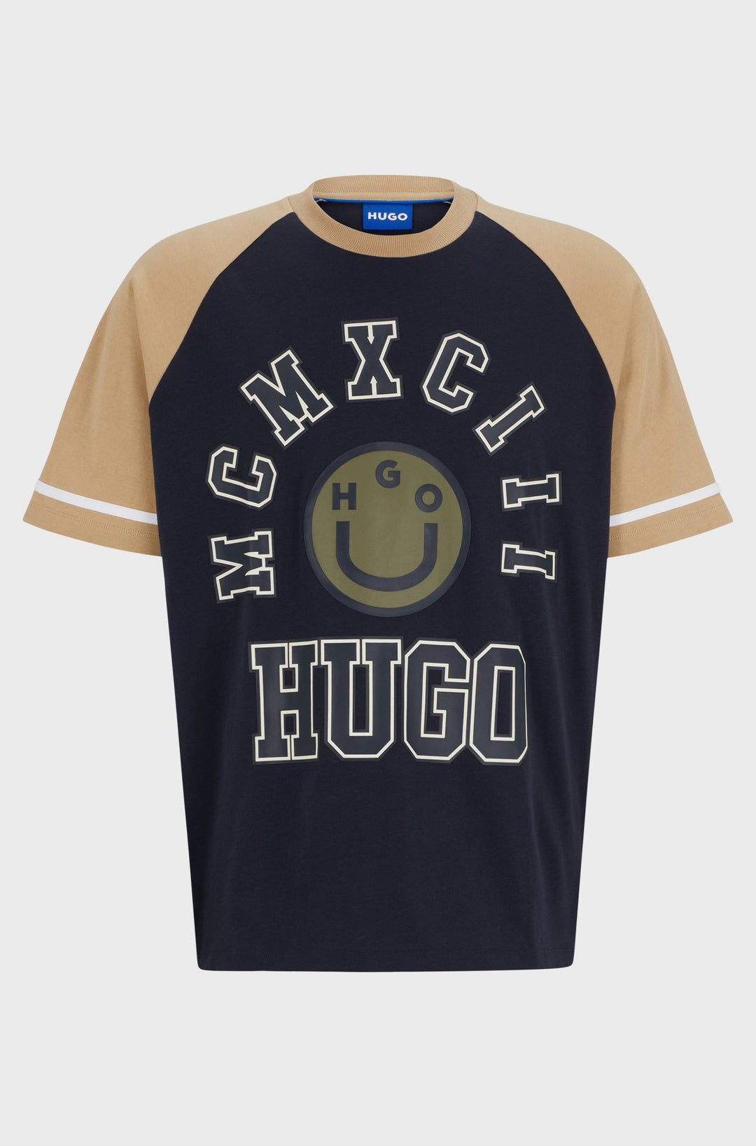 HUGO T-Shirts Loose Fit in Cotton - NACAMOS 10257318 01-50517770- Concorde Fashion#color_navy-405