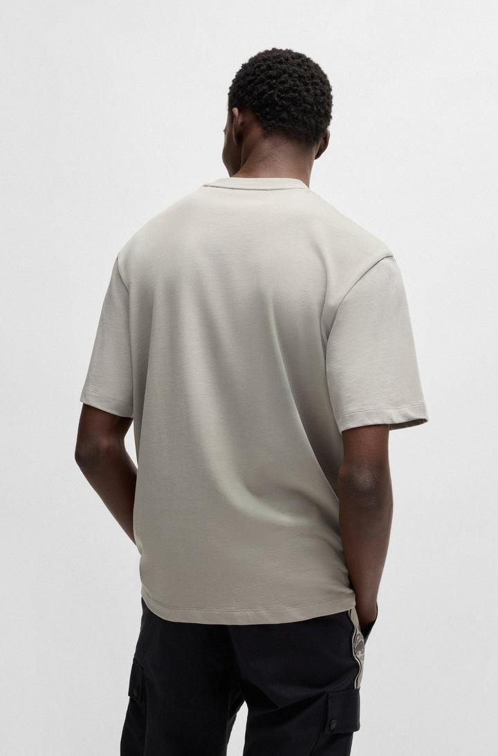 HUGO T-Shirts Relaxed Fit in Cotton - DRAMBOK_RB 10257318 01-50530039- Concorde Fashion#color_grey-035