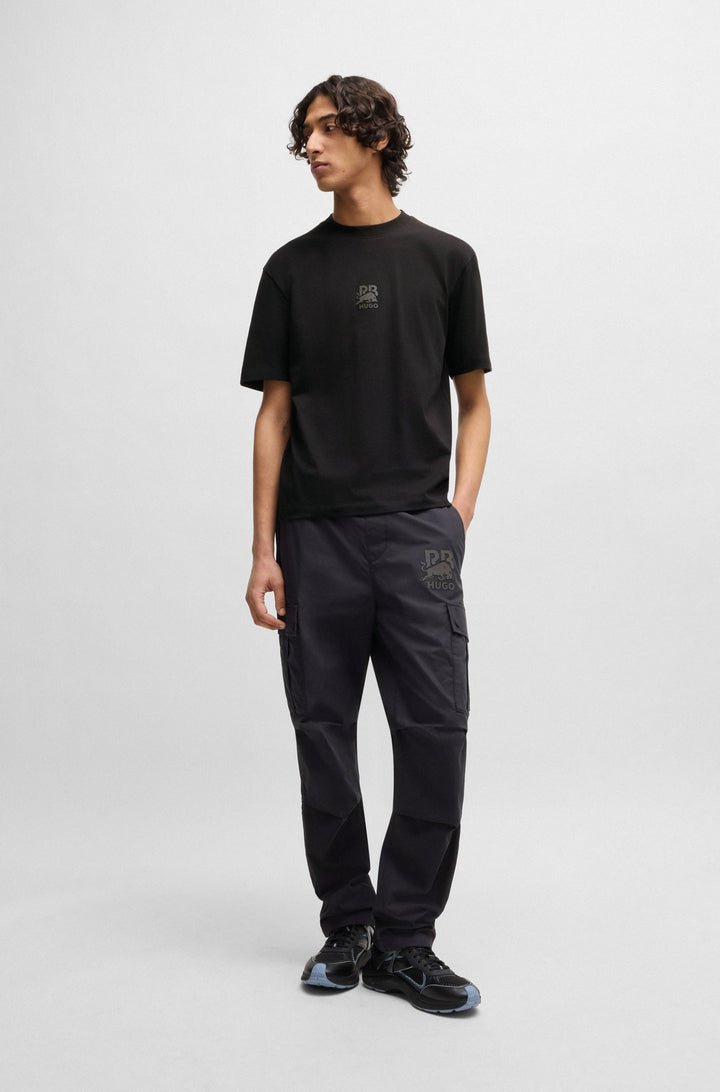HUGO T-Shirts Relaxed Fit - DECKIES_RB 50542766- Concorde Fashion#color_black-001
