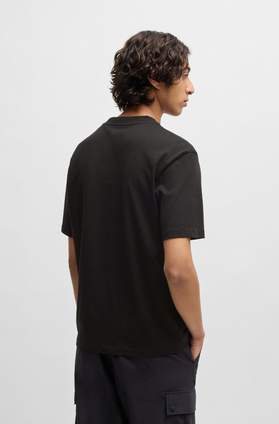 HUGO T-Shirts Relaxed Fit - DRICARD_RB 50542775- Concorde Fashion#color_black-001