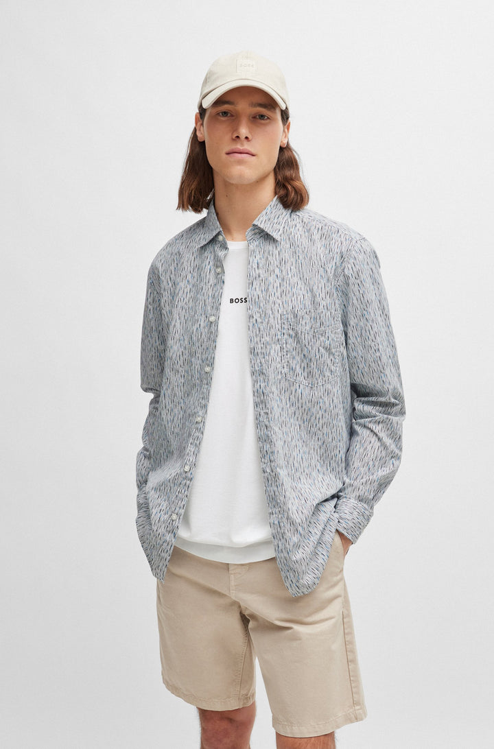 BOSS Casual Shirts Regular Fit - REMITON 50511468- Concorde Fashion#color_white-100