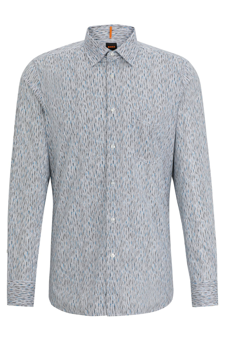 BOSS Casual Shirts Regular Fit - REMITON 50511468- Concorde Fashion#color_white-100