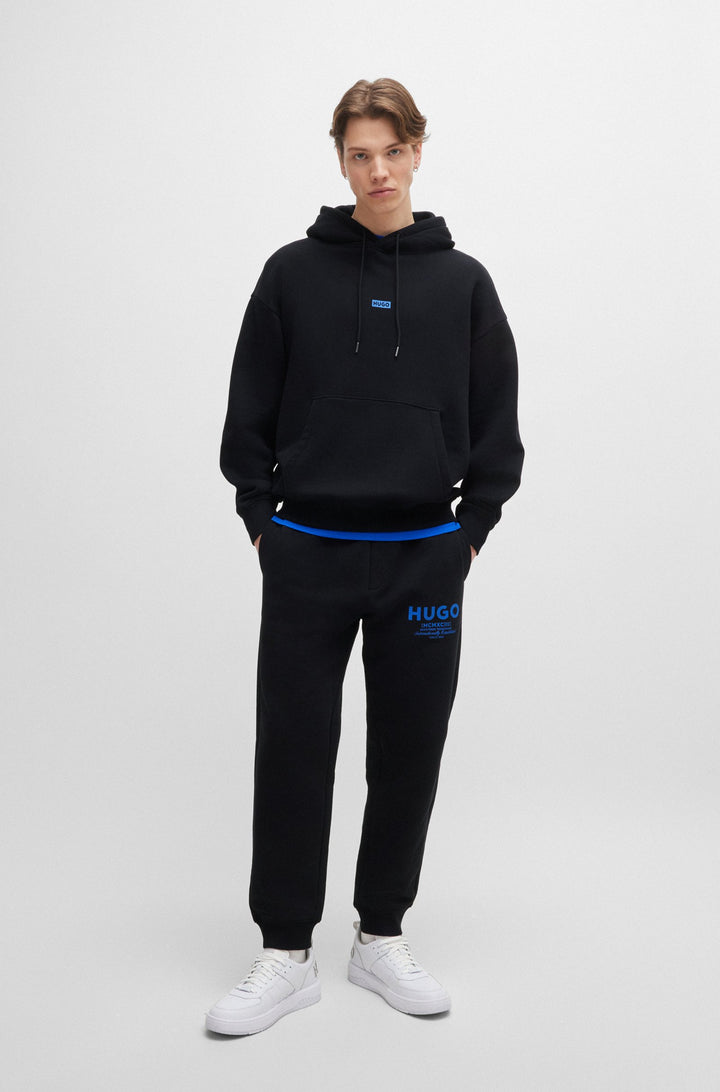 HUGO Hoodies Loose Fit in Cotton - NAZARDO 10257685 01-50510724- Concorde Fashion#color_black-001