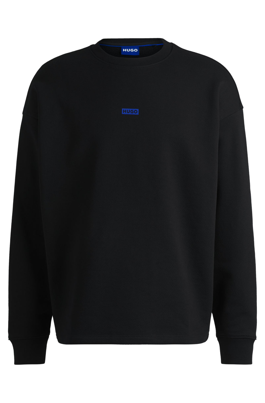 HUGO Sweatshirts Loose Fit in Cotton - NAVIU 10257685 01-50510732- Concorde Fashion#color_black-001
