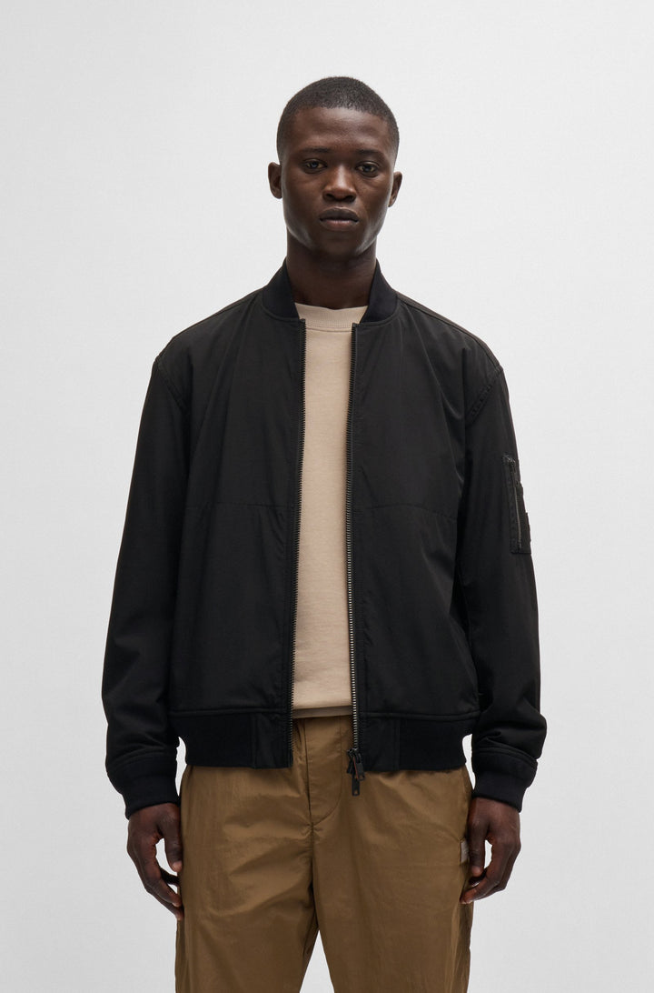 BOSS Casual Jackets Regular Fit in Nylon - OBEAR 10257695 01-50521480- Concorde Fashion#color_black-001
