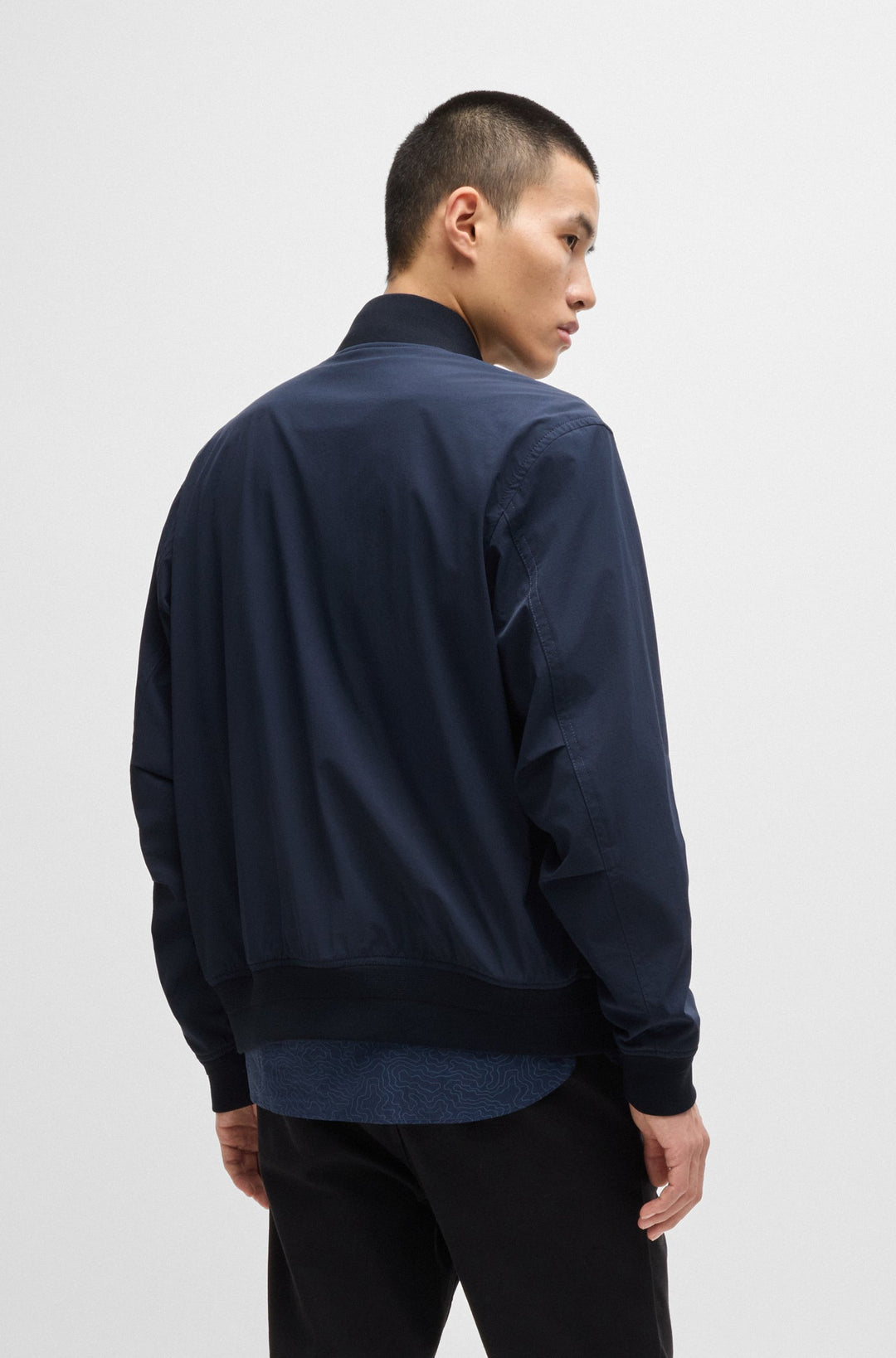 BOSS Casual Jackets Regular Fit in Nylon - OBEAR 10257695 01-50521480- Concorde Fashion#color_navy-404