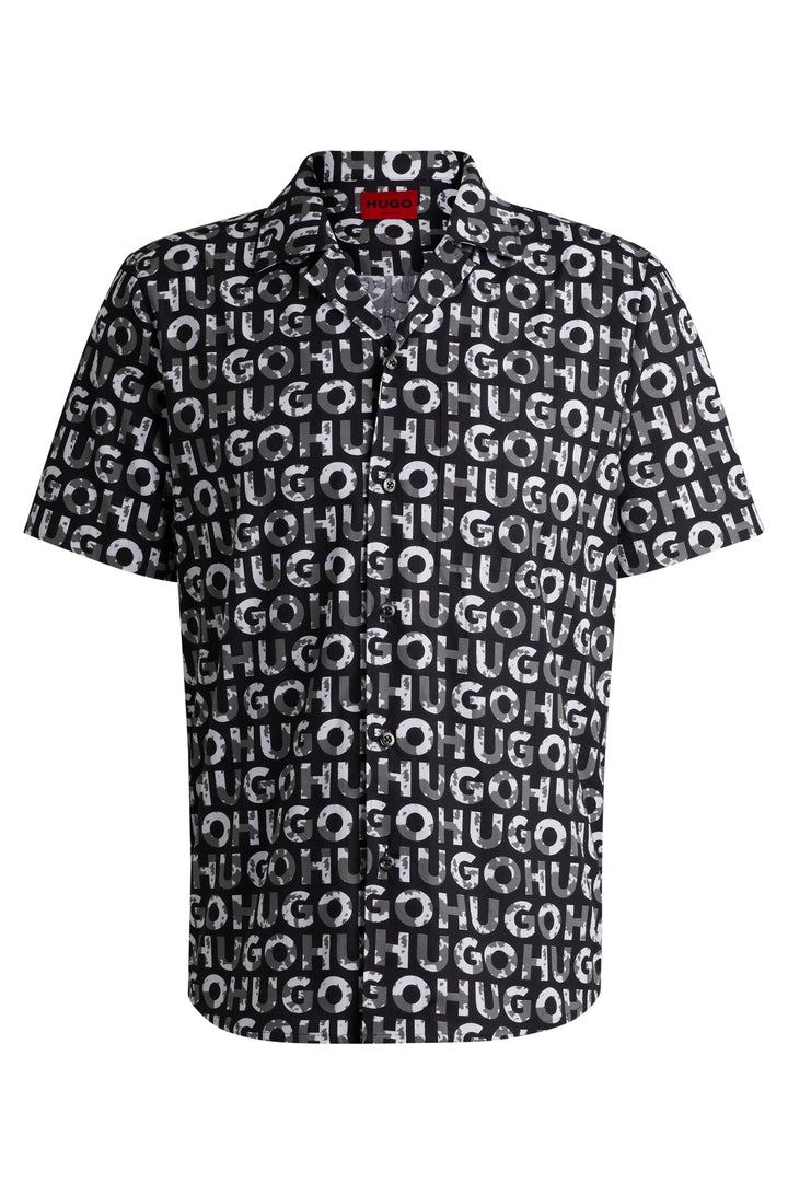 HUGO RED Relaxed Fit Casual Shirts in Cotton - ELLINO 10257826 01-50514146- Concorde Fashion#color_assorted-960
